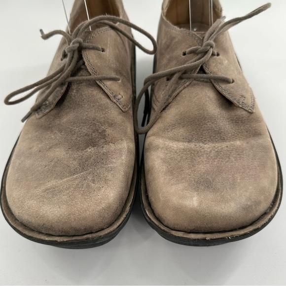 Alegria womens flats size 39 brown nubuck lace up orthopedic nursing - Picture 3 of 11